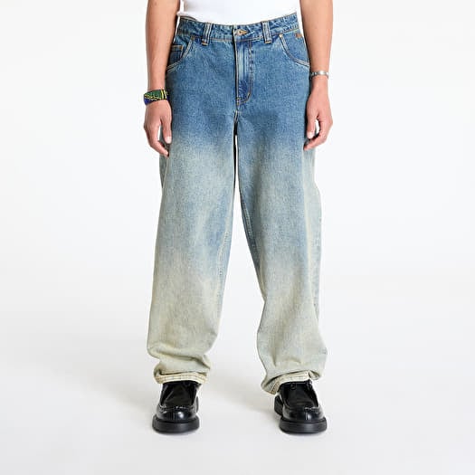 DIME Classic Baggy Denim Pants Dipped Sandblasted Indigo