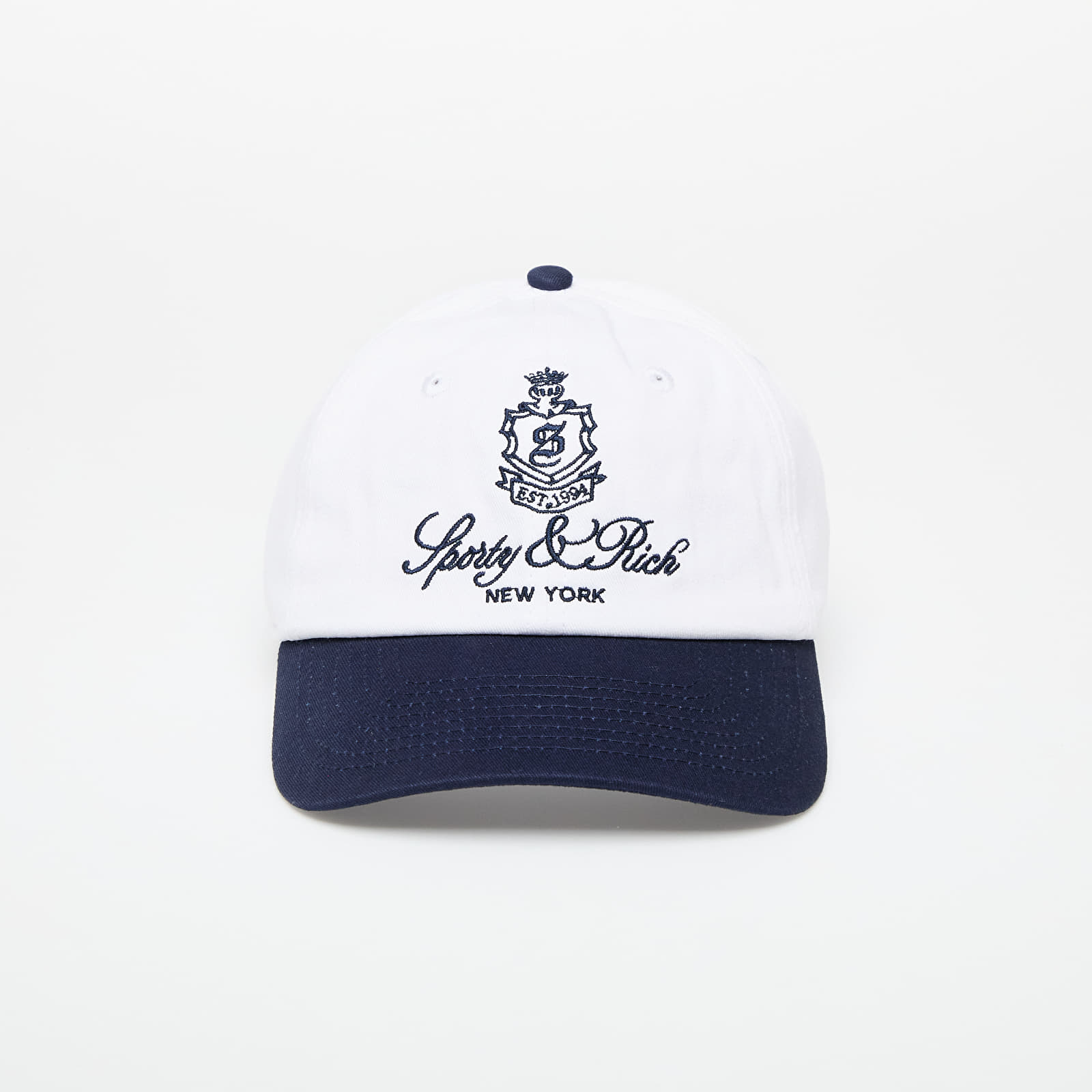 Kšiltovky Sporty & Rich Vendome Hat White/Dark Navy