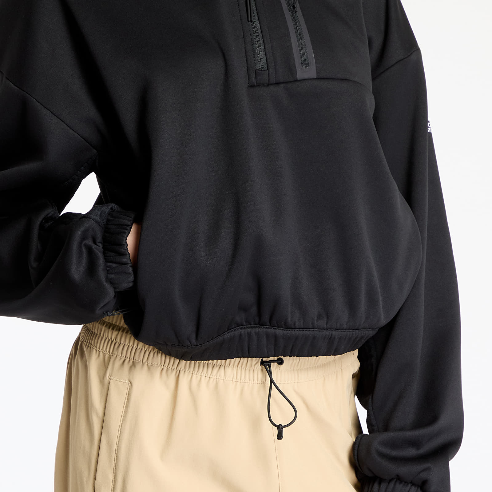 Felpe con cappuccio donna The North Face Ma Fleece Interest 1/4 Zip Sweashirt TNF Black