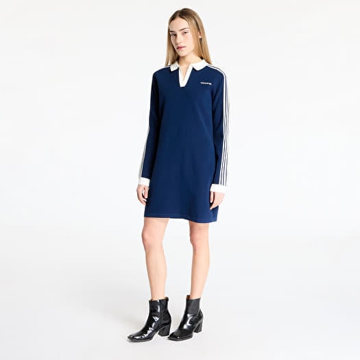 Dress adidas Knitted Polo Dress Night Indigo/ Off White (JC7690