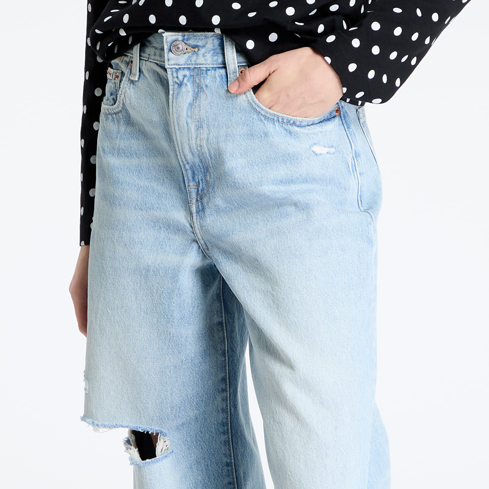 Jeans Calvin Klein Jeans The Wide Leg Light M Jeans Blue