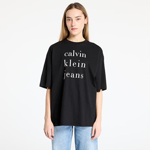T-shirt Calvin Klein Jeans Short Sleeve Logo Tee Black