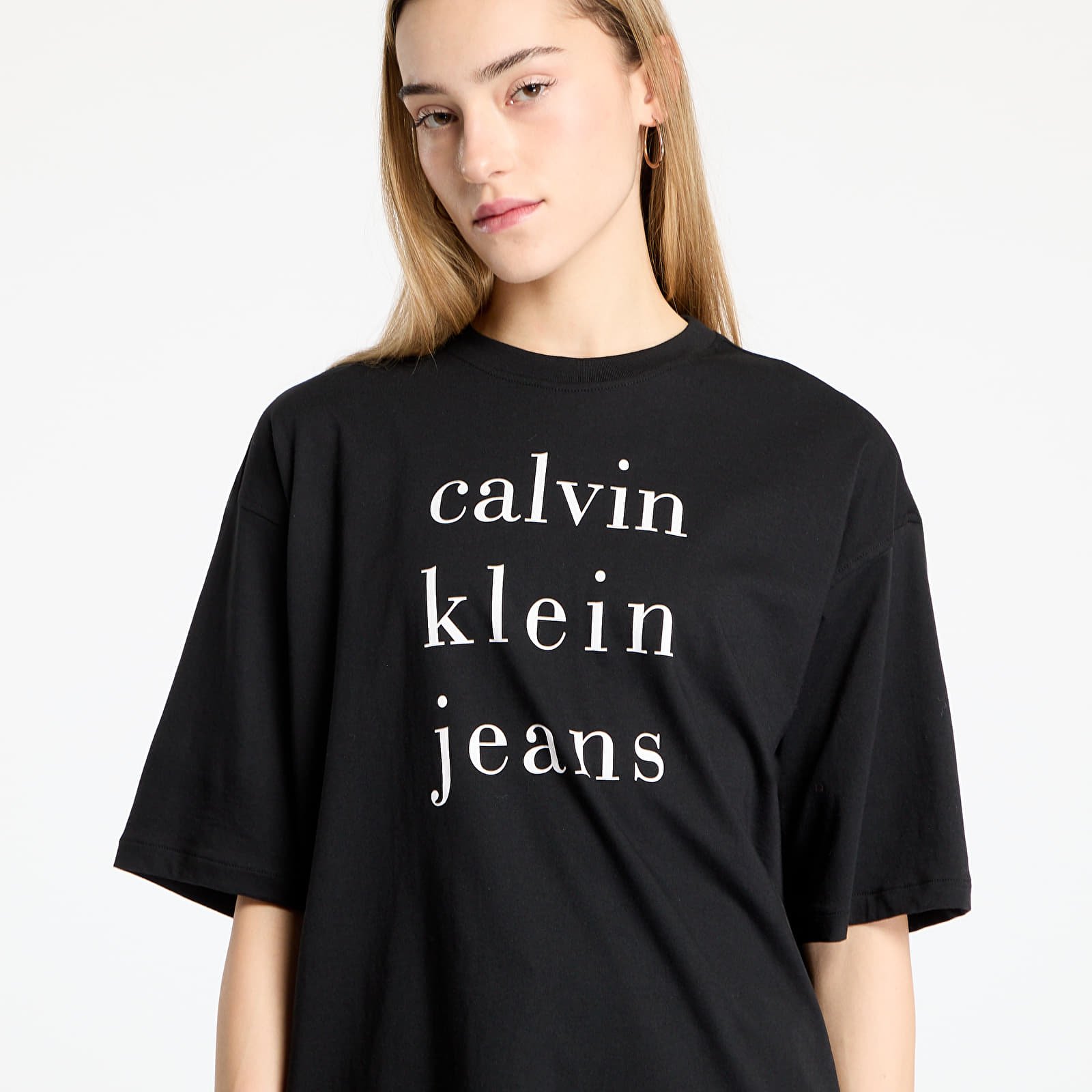 T-paidat Calvin Klein Jeans Short Sleeve Logo Tee Black