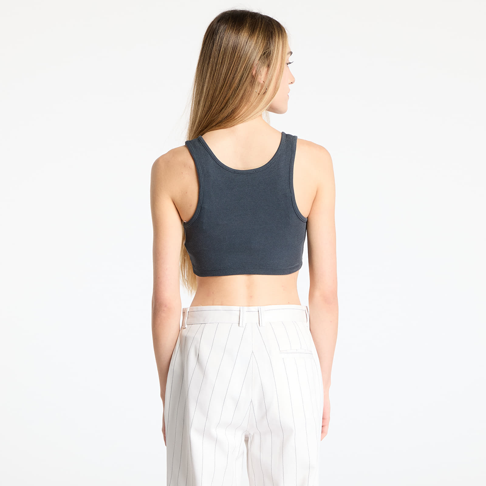 Tank Tops Calvin Klein Jeans Washed Woven Label Top Gray