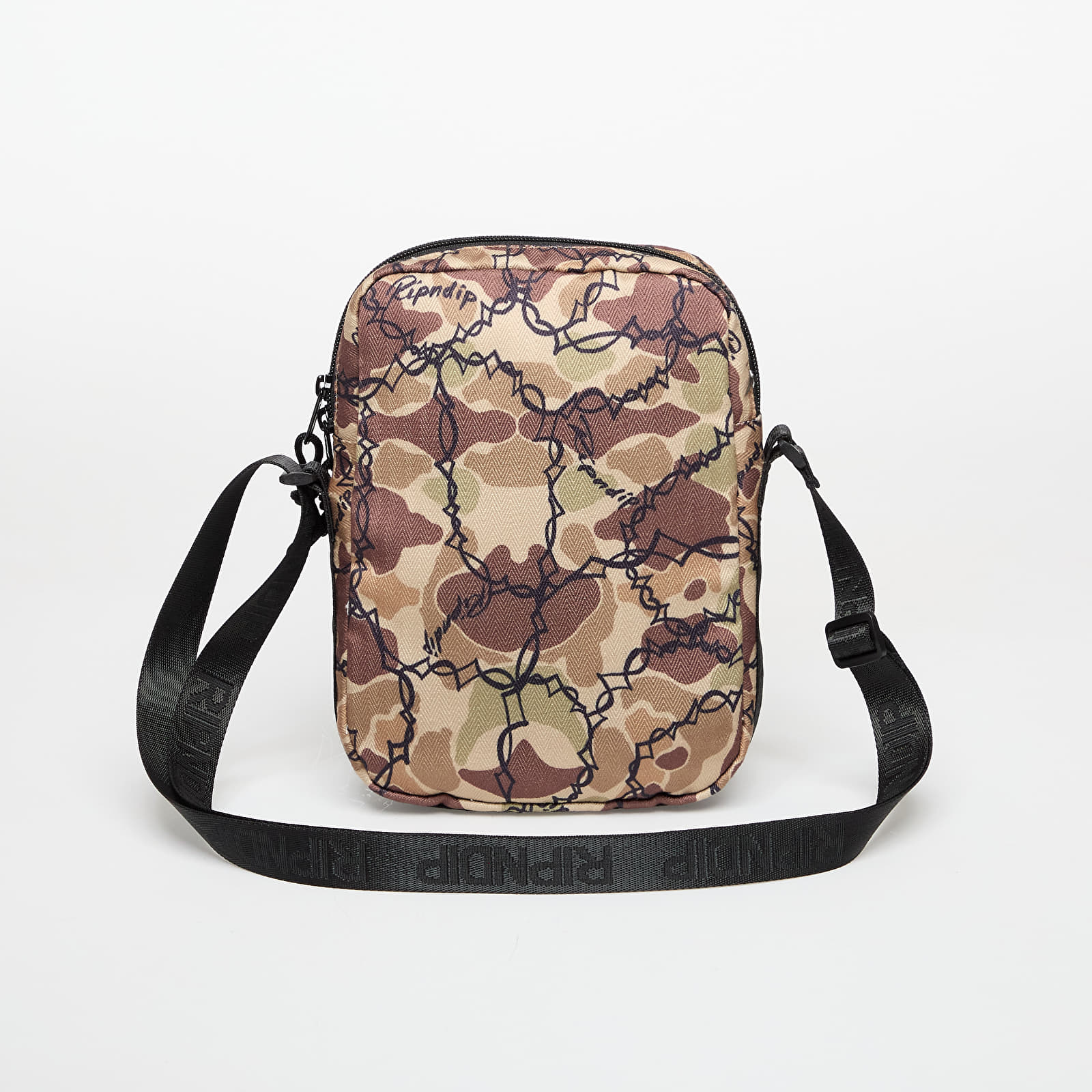 Crossbody bags RIPNDIP Wired Cross Body Bag Tan Camo