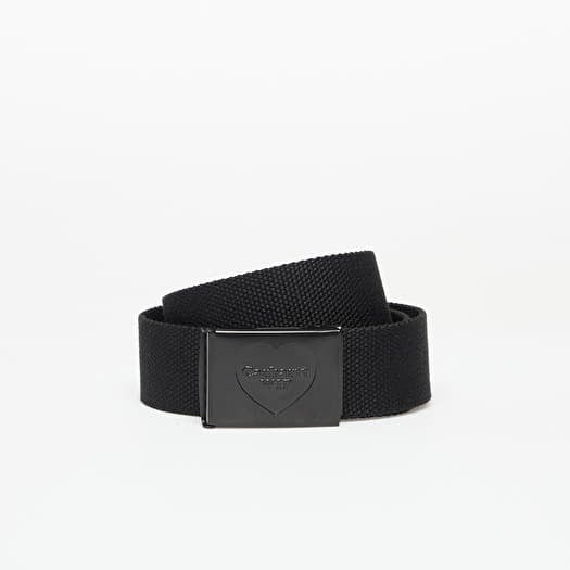 Opasok Carhartt WIP Heart Clip Belt Black/ Black