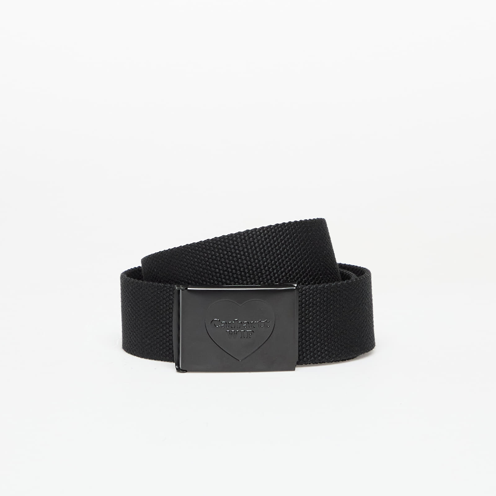 Pásky Carhartt WIP Heart Clip Belt Black/ Black