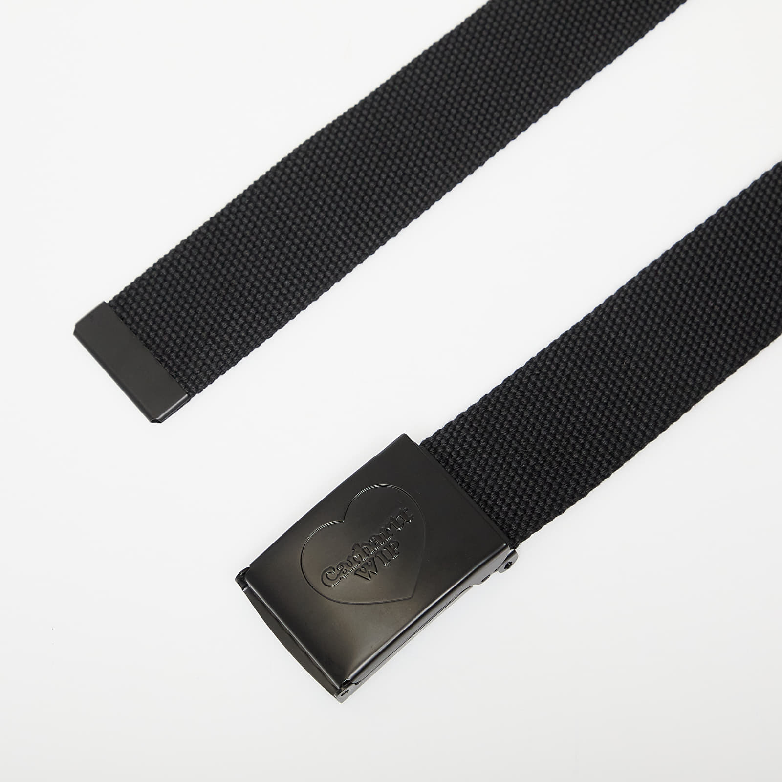 Pásky Carhartt WIP Heart Clip Belt Black/ Black