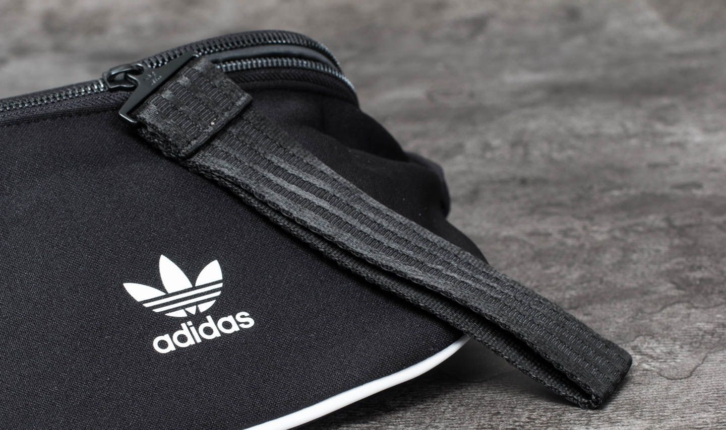 Adidas black bum bag hot sale