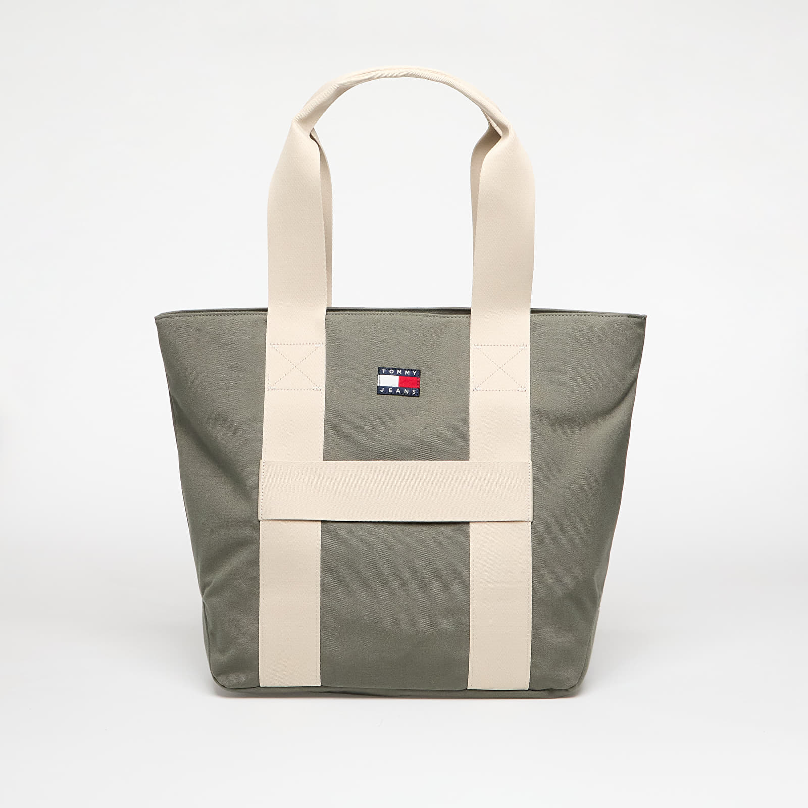 Ristilaukut Tommy Jeans Retro Cool Tote Green