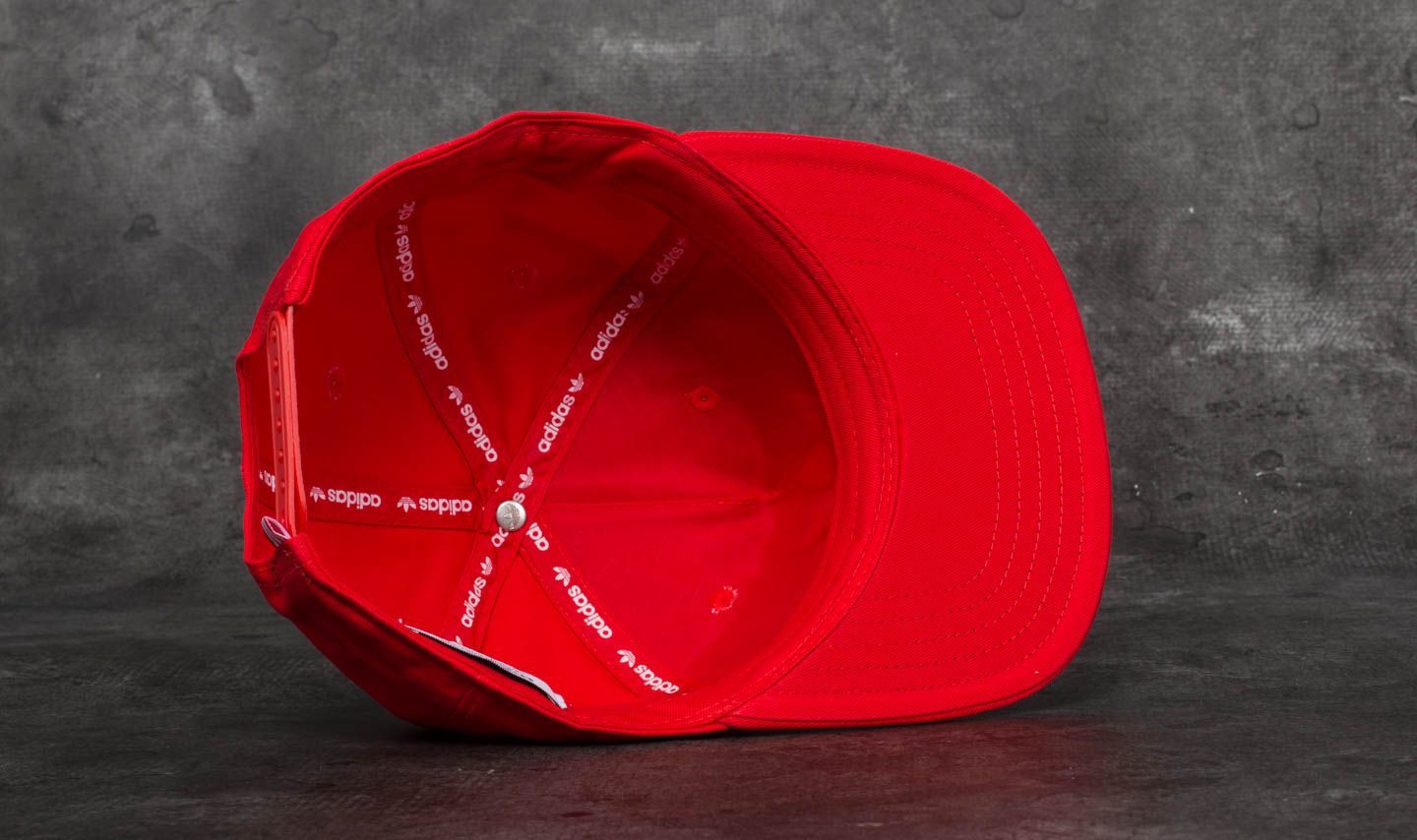 Caps adidas AC Trefoil Flat Cap Core Red White Footshop