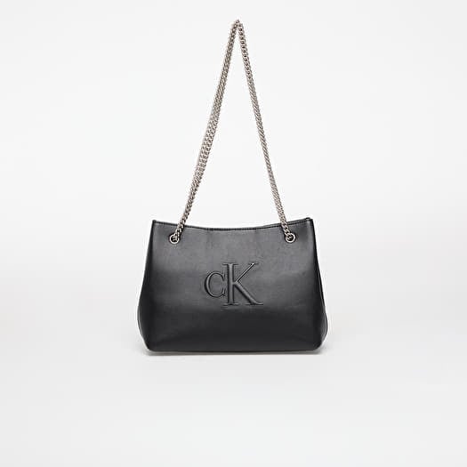 Tasche Calvin Klein Jeans Sculpted Chain Shoulder Bag Black