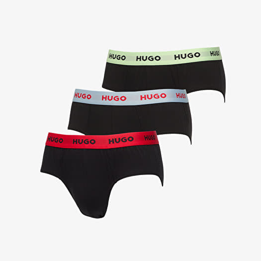 Hugo Boss Cotton Stretch Hipbrief 3-Pack Multicolor