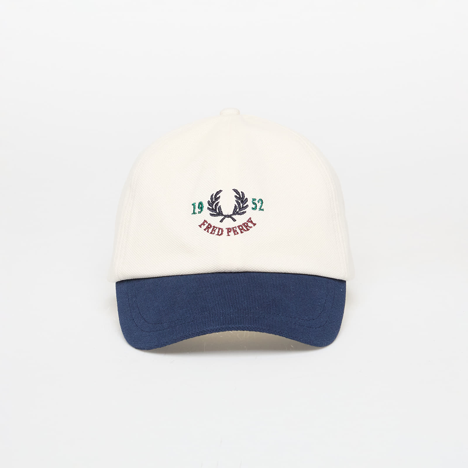 Caps FRED PERRY 1952 Graphic Pique Cap Ecru