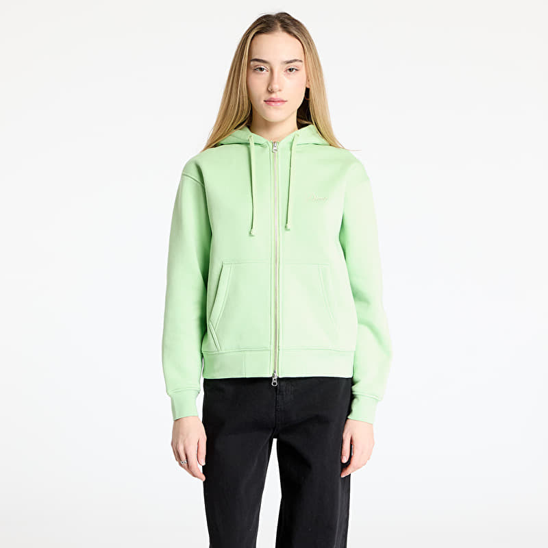Sweatshirt DIME Cursive Zip-Hoodie UNISEX Sage Green