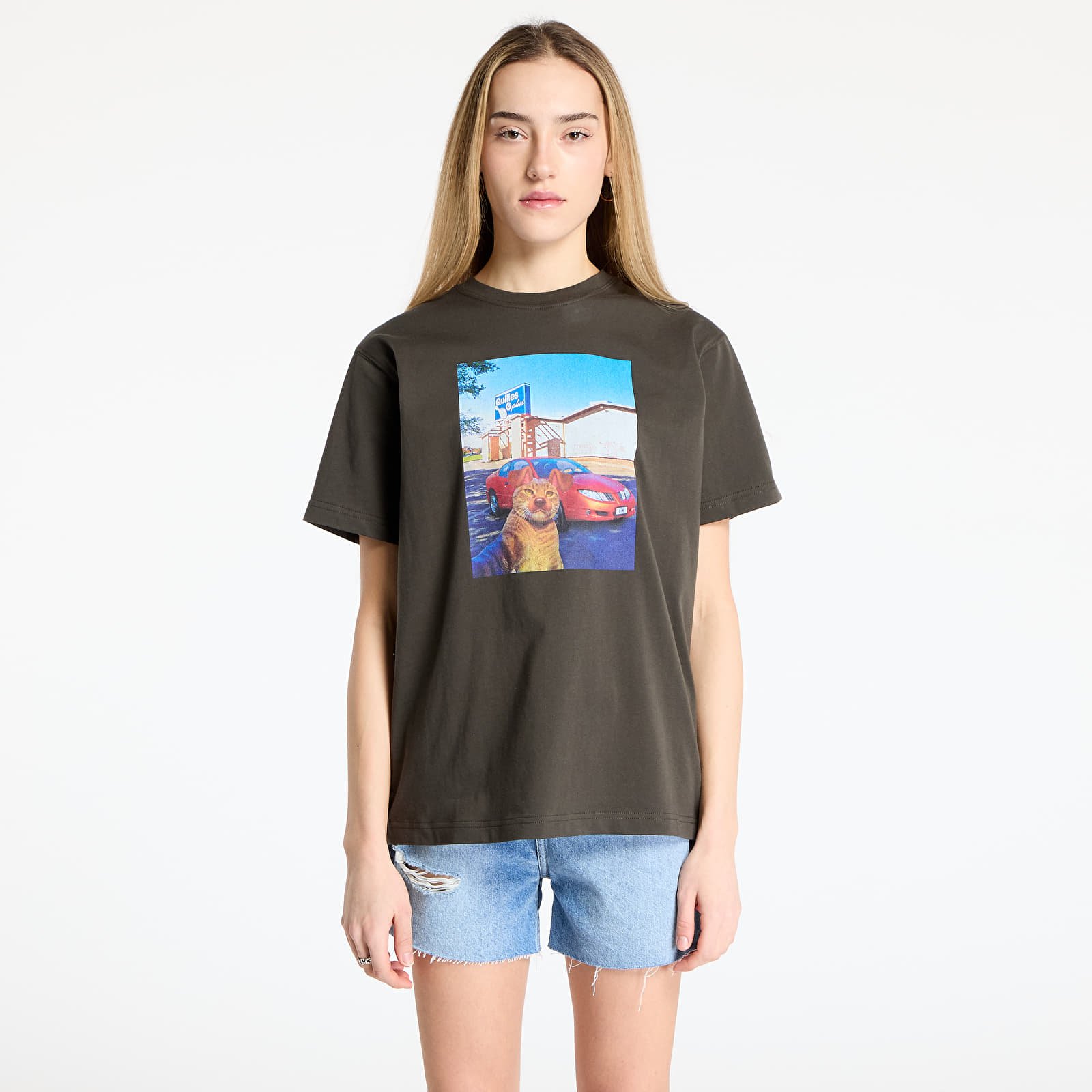 Trička DIME Selfie T-Shirt UNISEX Vintage Black