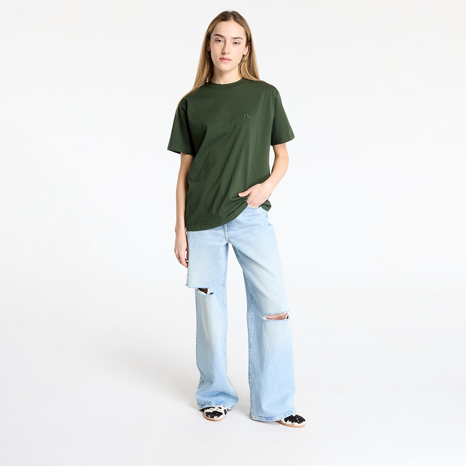 T-shirts DIME Classic Small Logo T-Shirt UNISEX Forest Green