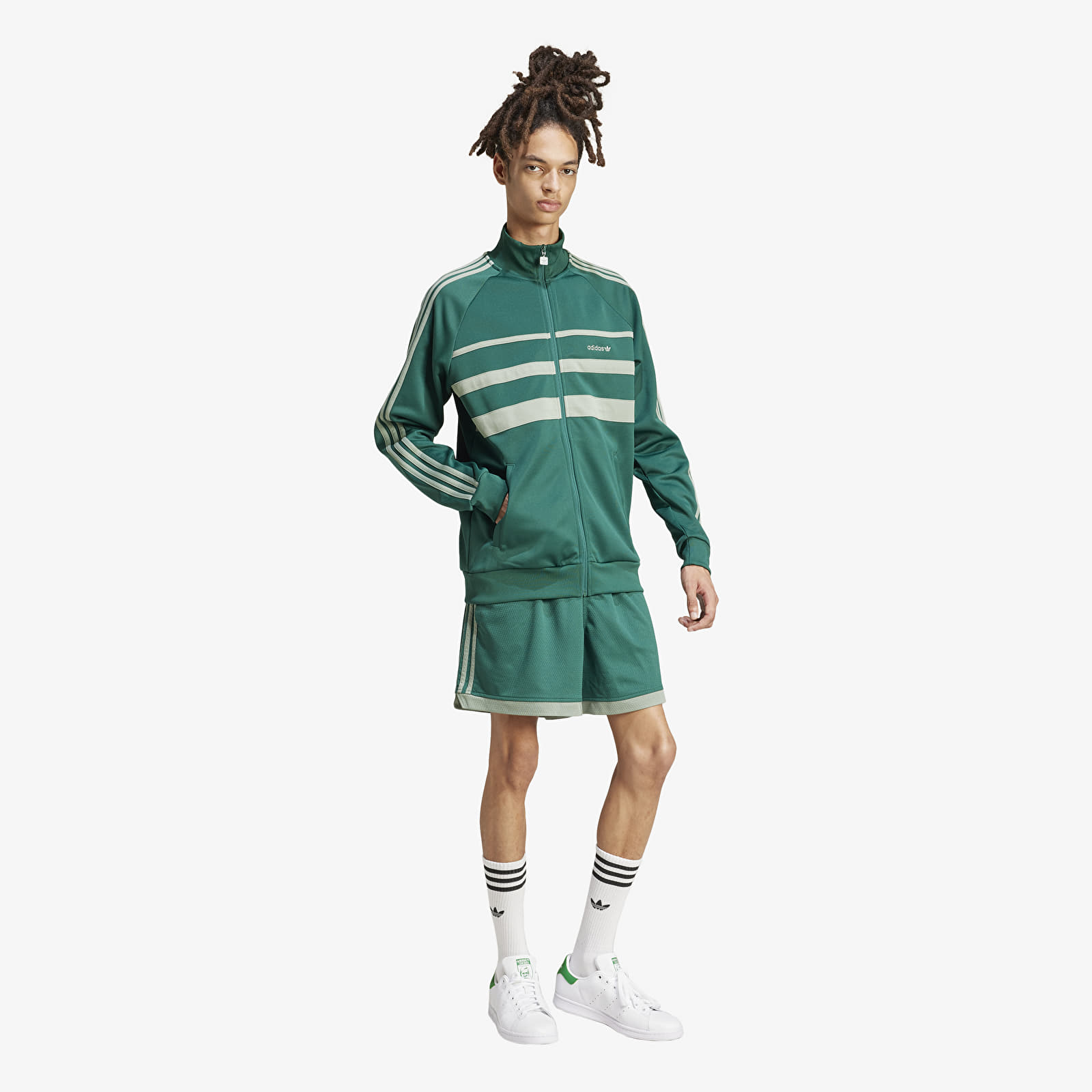 Vyriškos striukės adidas The First Tracktop Collegiate Green/ Silver Green