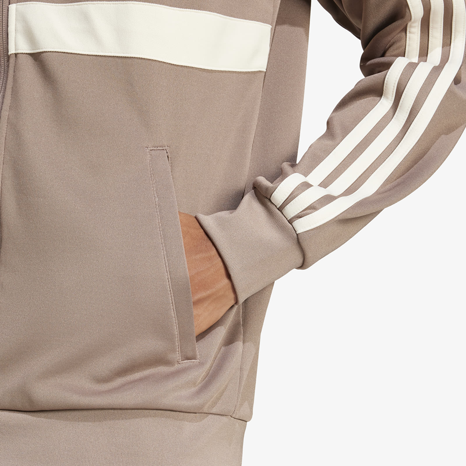 Meeste jakid adidas The First Tracktop Trace Brown/ Wonder White