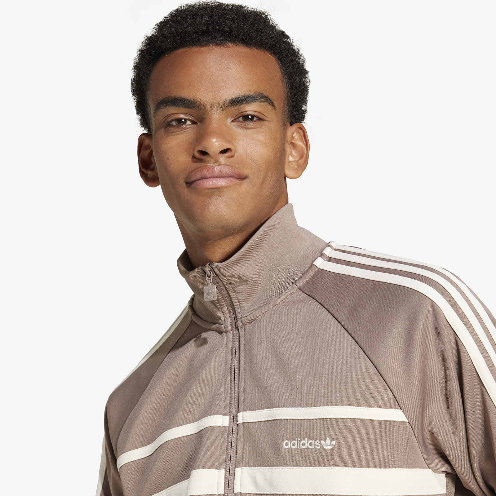 Meeste jakid adidas The First Tracktop Trace Brown/ Wonder White