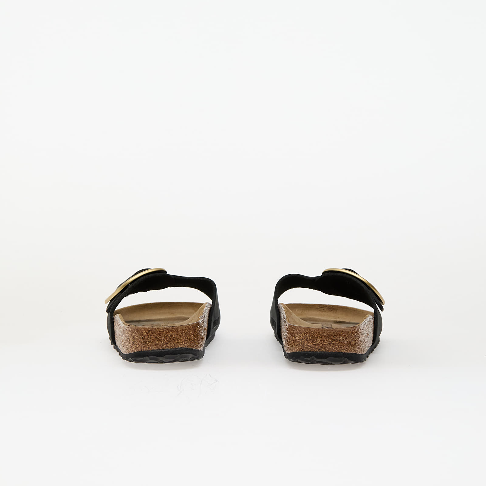 Women's shoes Birkenstock Madrid Big Buckle Nubuk Leather Black