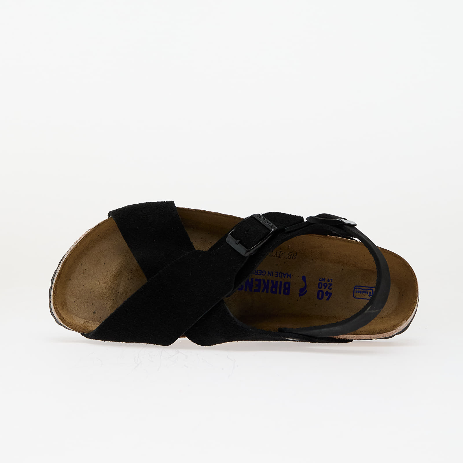 Dámské tenisky a boty Birkenstock Tulum II VL/NB Suede Leather Nubuck Black