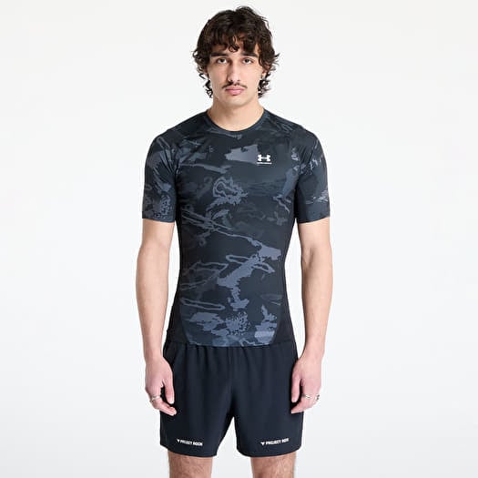 Under Armour Hg Armour Printed Shortsleeve T-Shirt Black