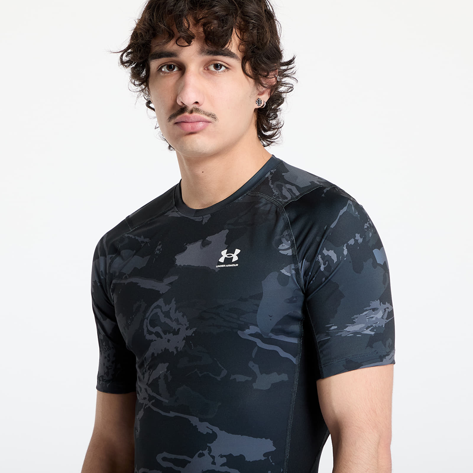 Pánske tričká Under Armour Hg Armour Printed Shortsleeve T-Shirt Black