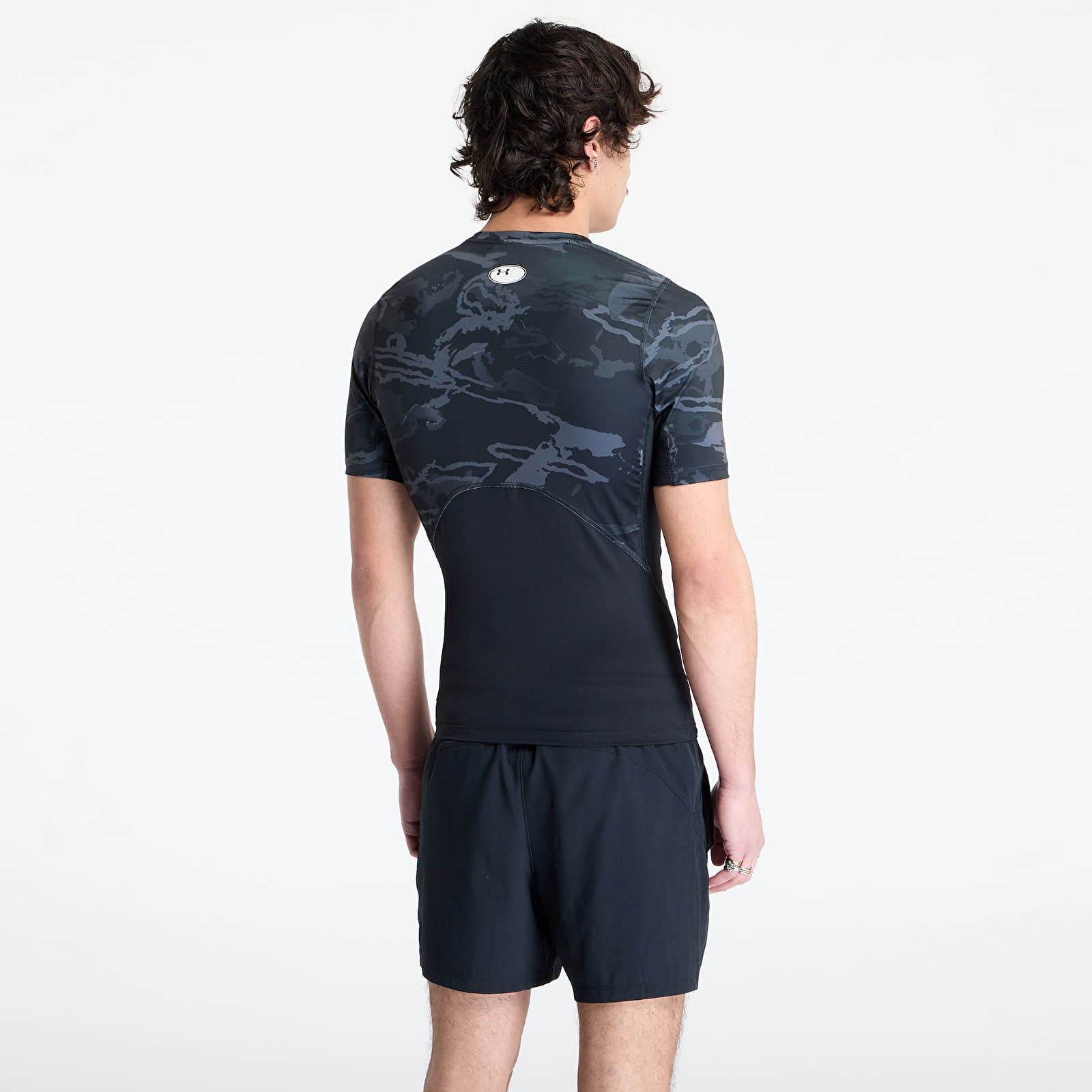 Pánske tričká Under Armour Hg Armour Printed Shortsleeve T-Shirt Black
