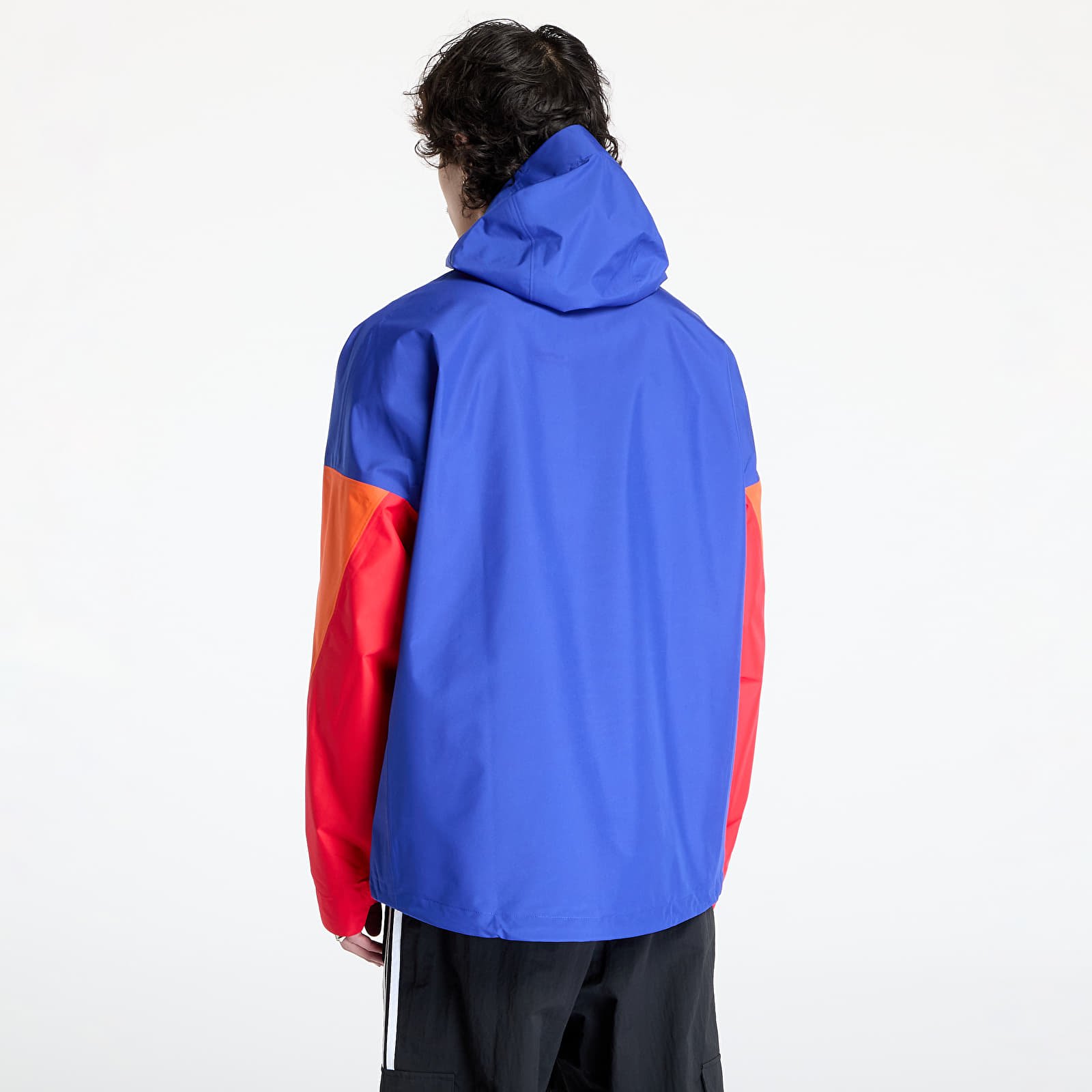 Větrovky adidas Terrex Xploric 2.5 Layer Climaproof Anorak Blue/ Semi Lucid Blue/ Semi Impact Orange