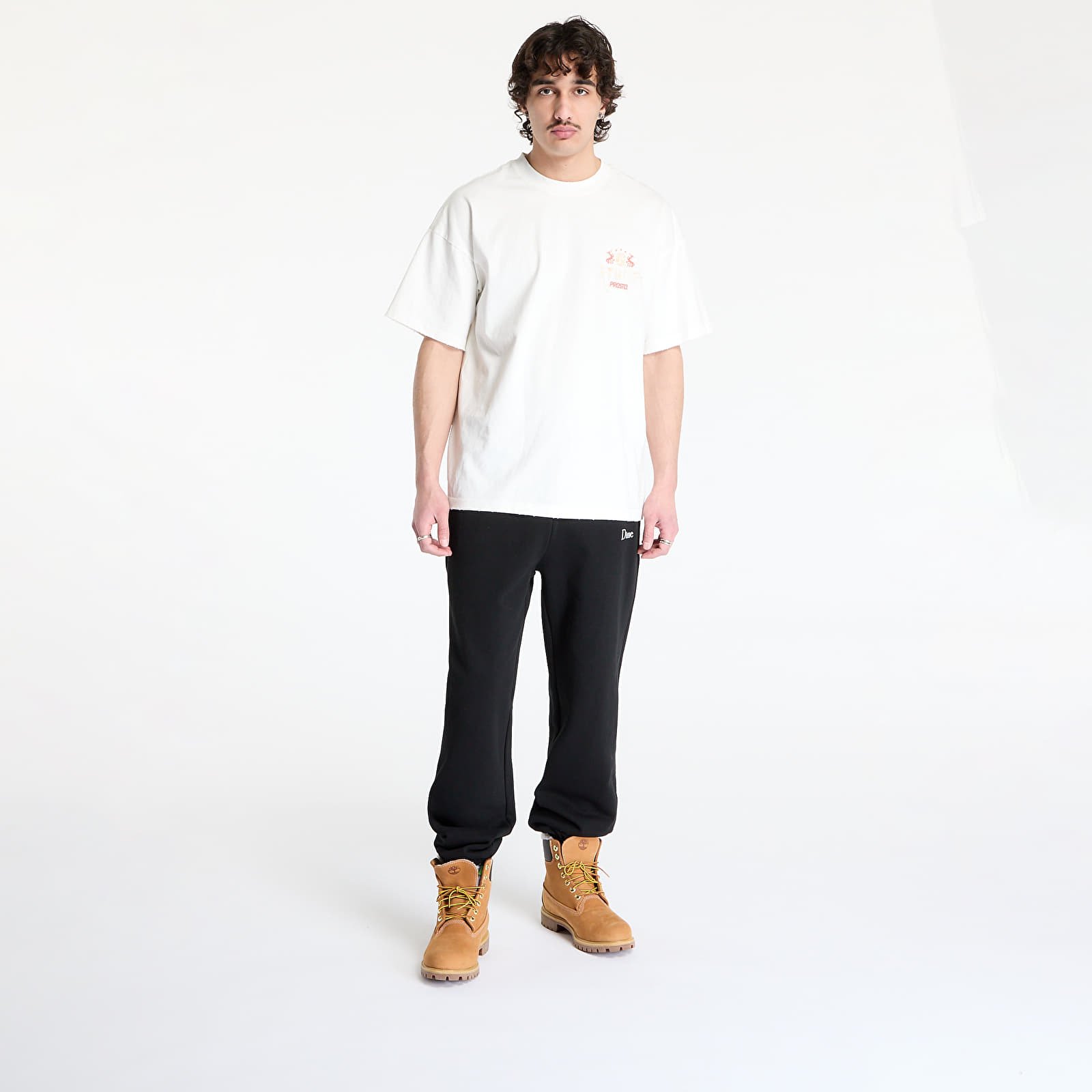 Pánské tepláky DIME Classic Small Logo Sweatpants Black