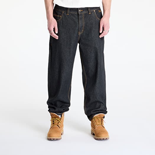 DIME Classic Relaxed Denim Pants Black washed