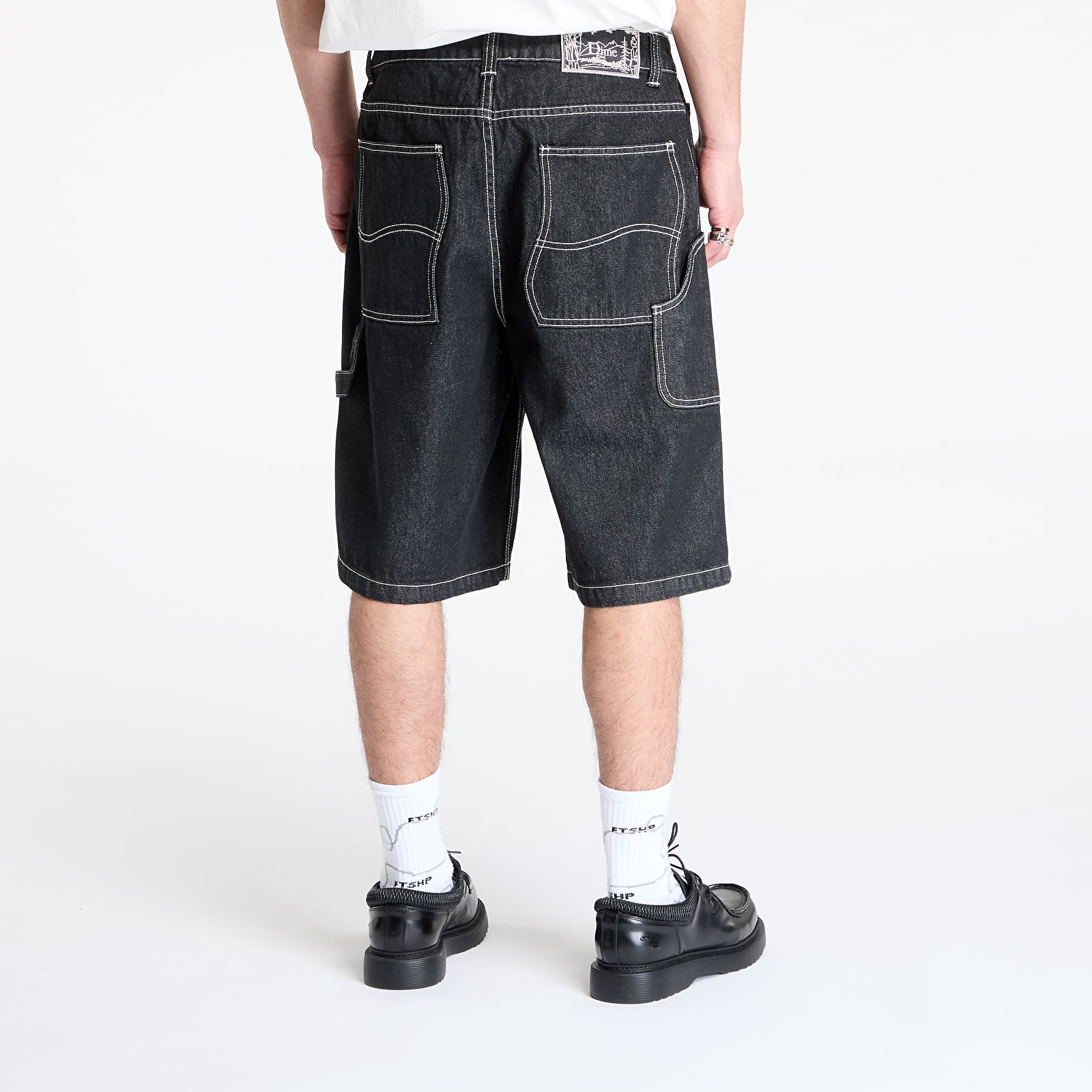 Pánské kraťasy DIME Classic Denim Shorts Black Washed