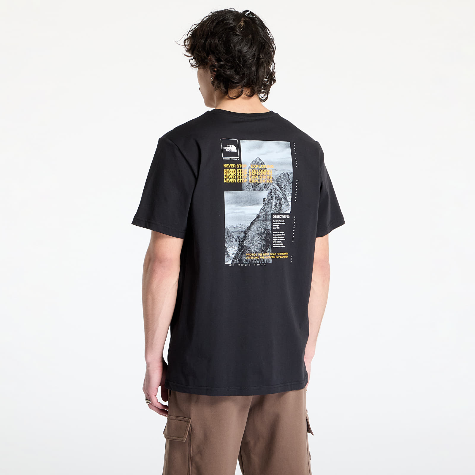 Men's T-shirts The North Face Shortsleeve Collage Tee TNF Black/ Summit Gold
