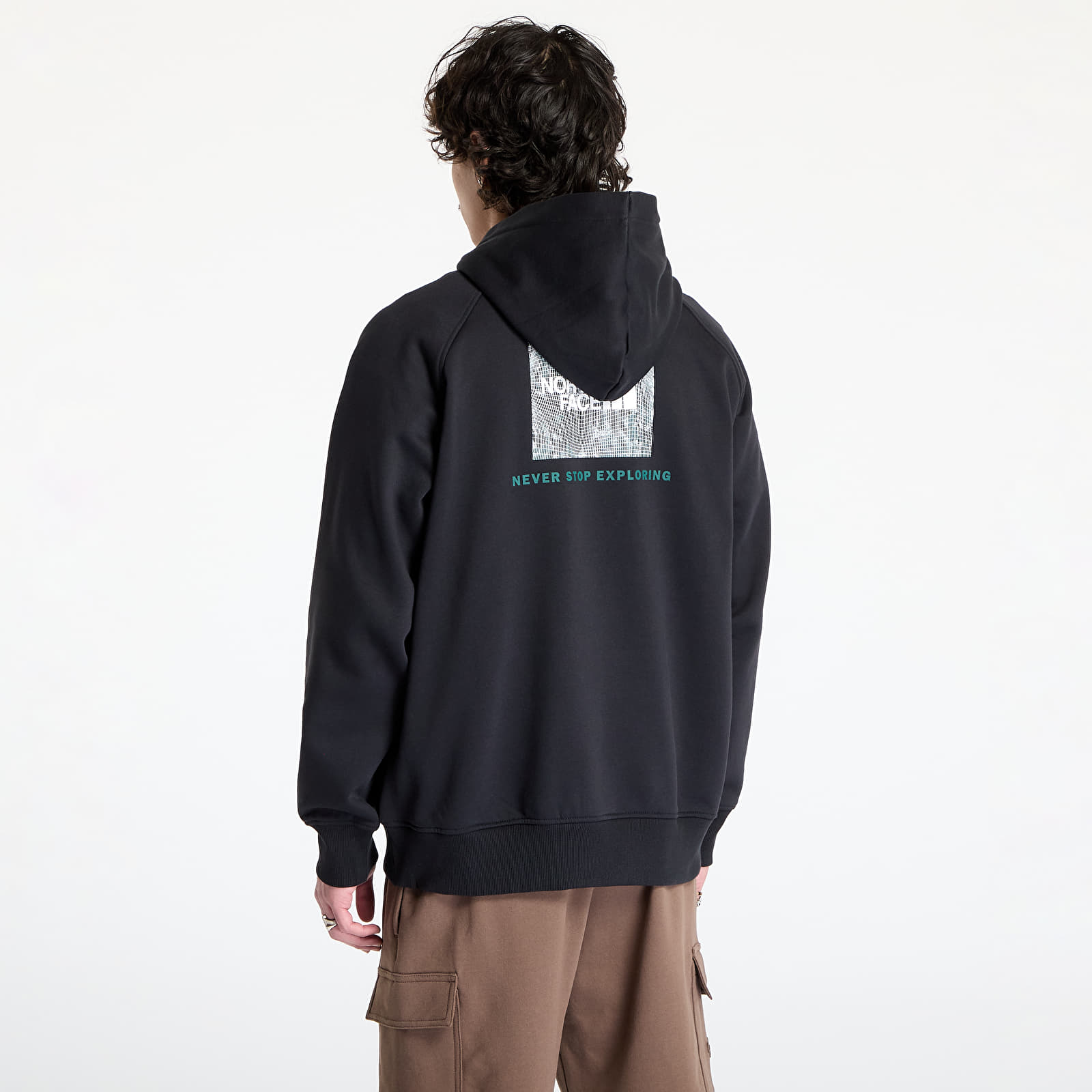 Hoodies and sweatshirts  The North Face Raglan Box Nse Tailgrid Infill Hoodie TNF Black/ Deep Nori Tra