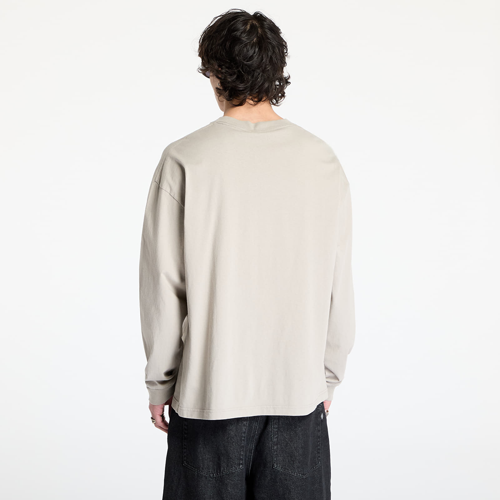 Trička Umbro Og Logo Long Sleeve T-Shirt Taupe