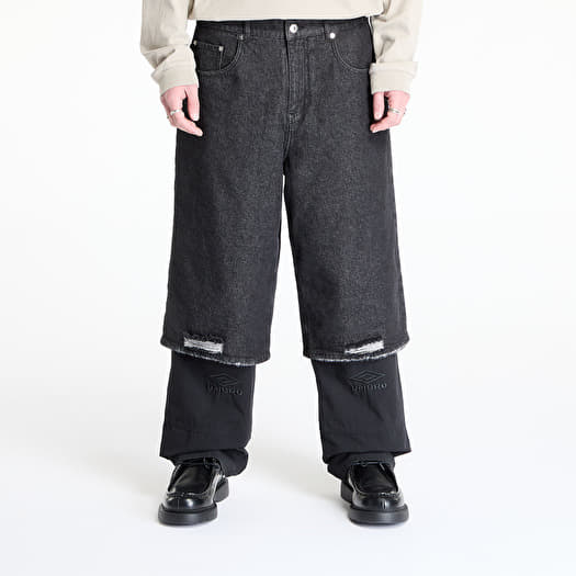Umbro Hybrid Cargo Pants Washed Black