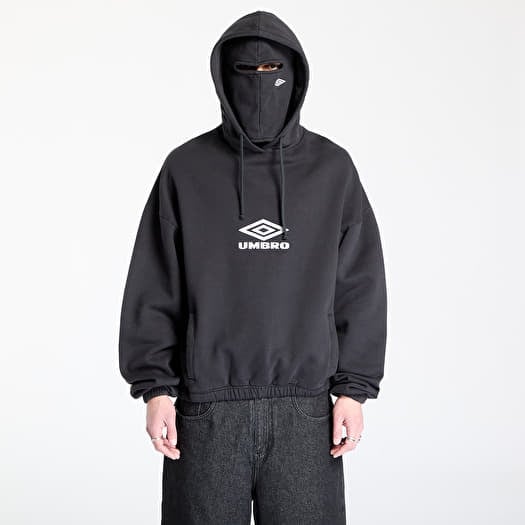 Sudaderas con capucha para hombre Umbro Og Logo Mask Hoodie Washed