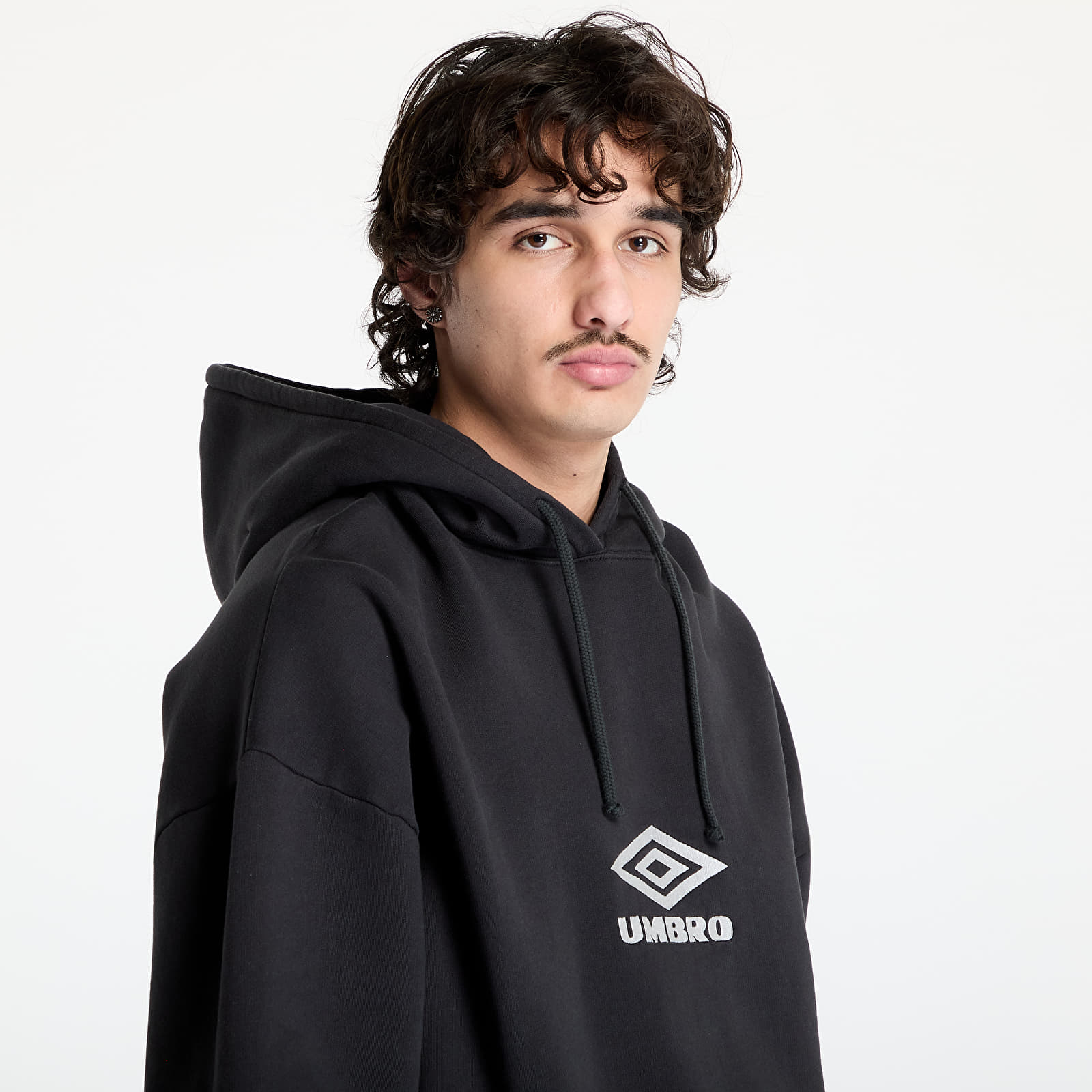 Hanorace Umbro Og Logo Mask Hoodie Washed Black