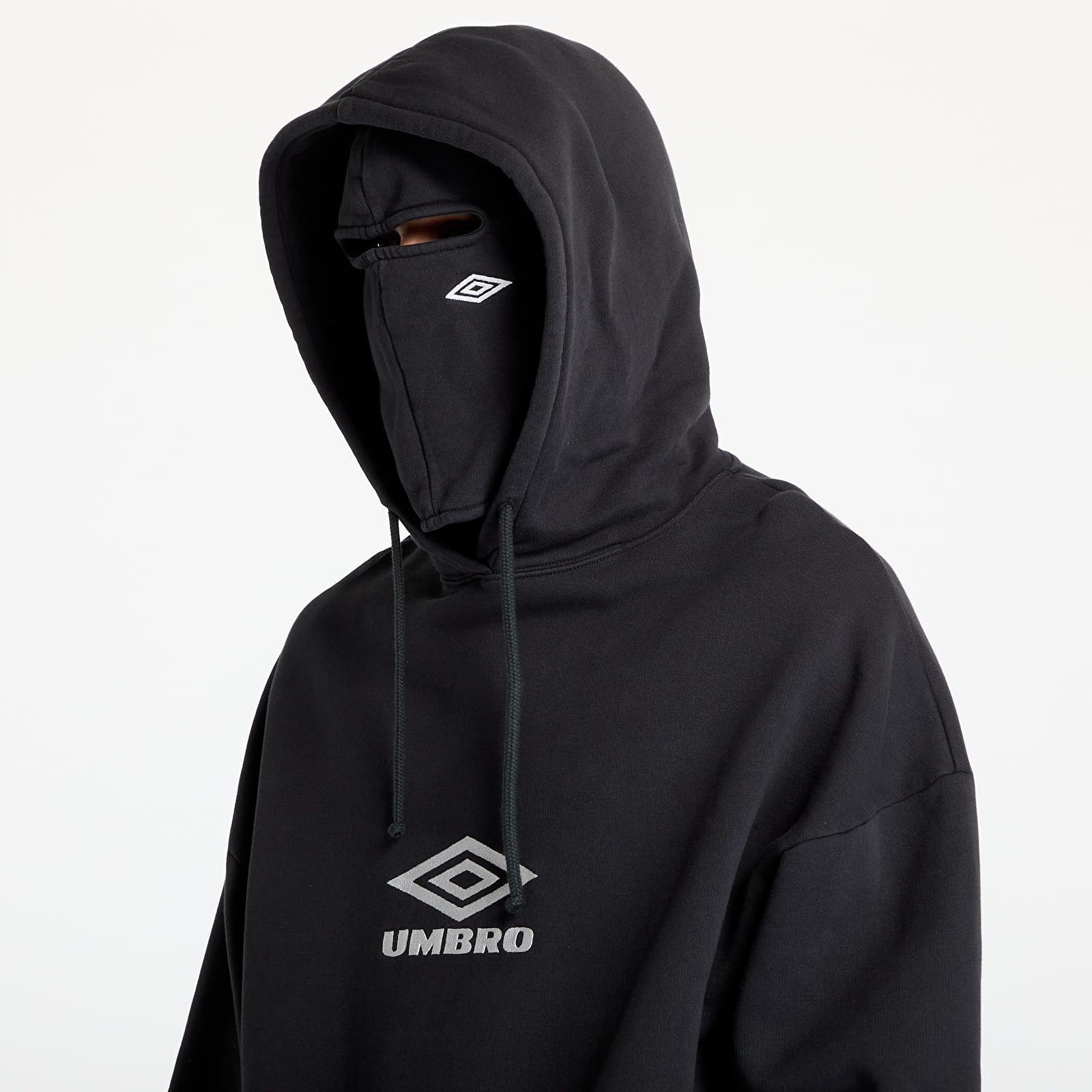Hanorace Umbro Og Logo Mask Hoodie Washed Black