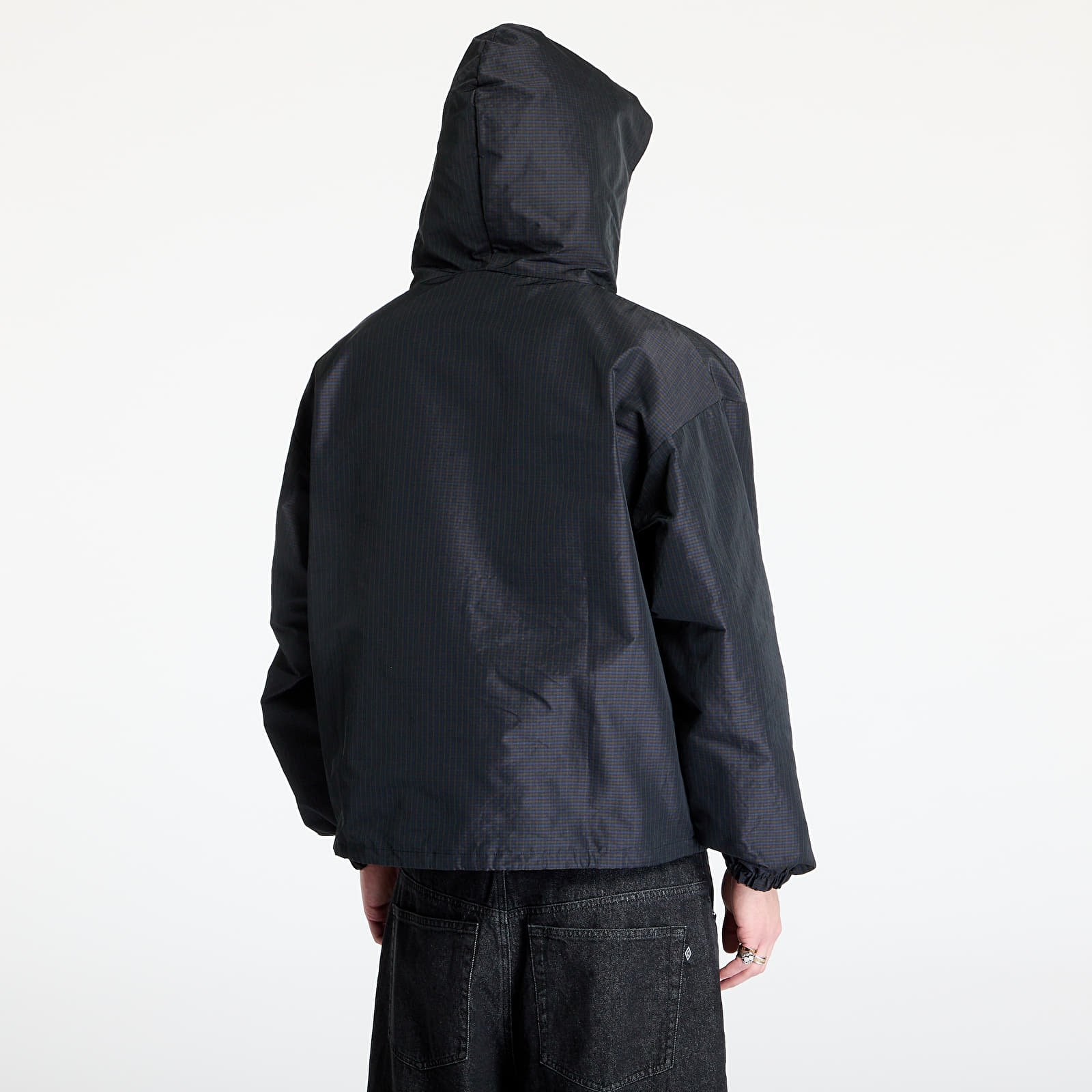 Bundy Umbro Check Mask Anorak Navy/ Dark Brown