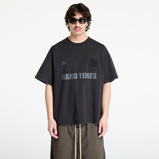 Tričko Umbro Hard Times T-Shirt Washed Black