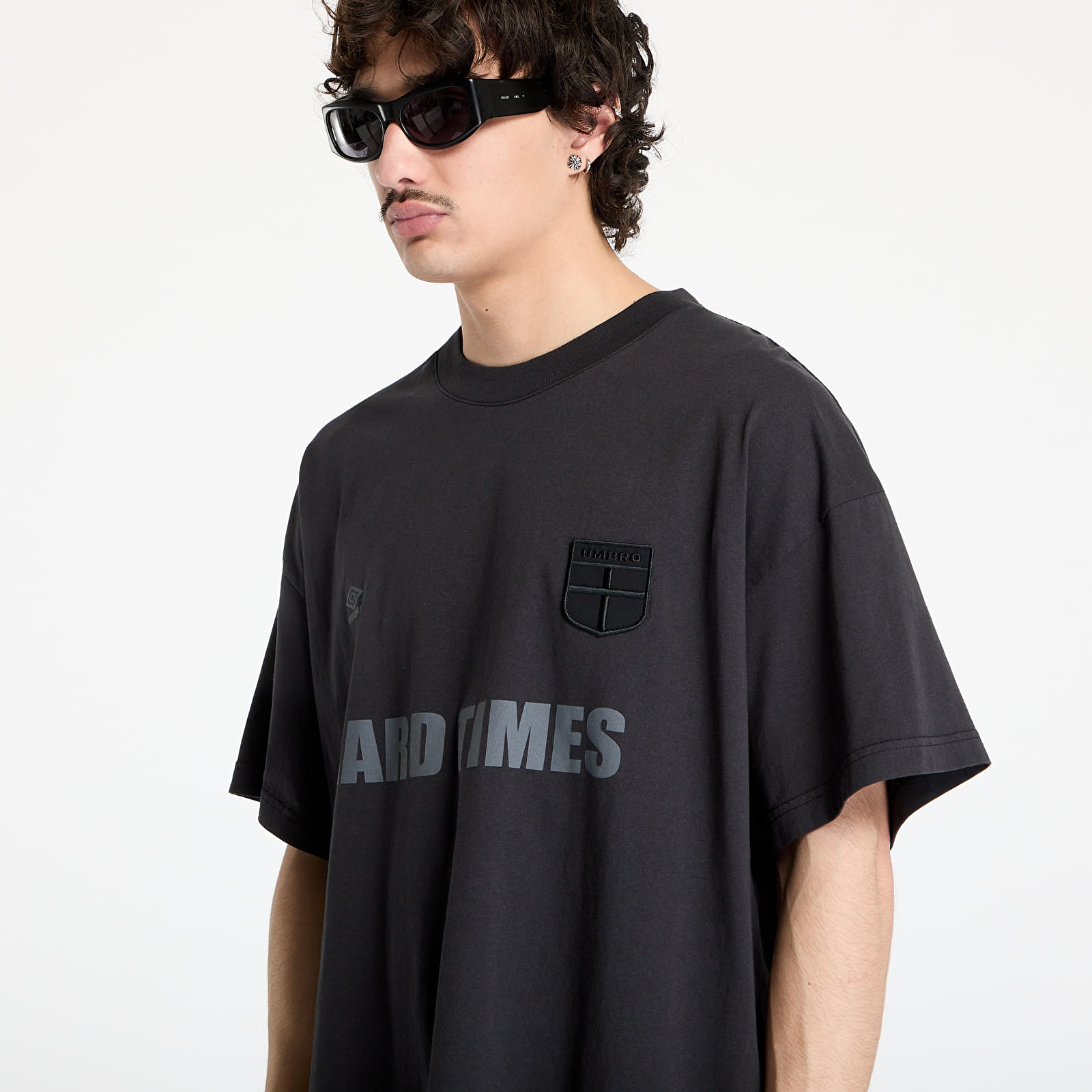 Trička Umbro Hard Times T-Shirt Washed Black