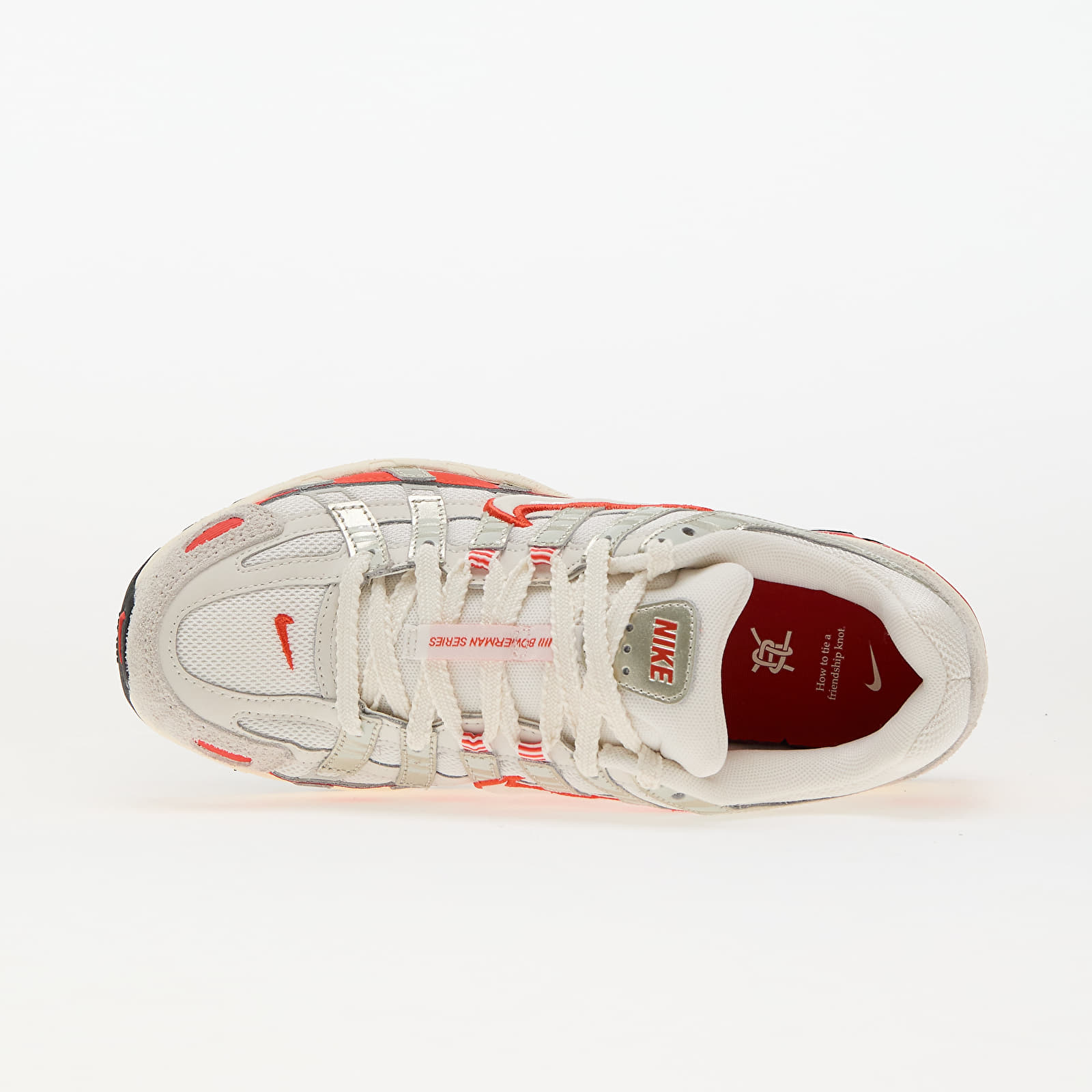 Dámské tenisky a boty Nike W P-6000 Sail/ Picante Red-Pale Ivory-Light Bone