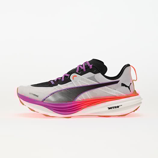 Puma Deviate Nitro Elite Trail Puma White-Glow Red-Magenta