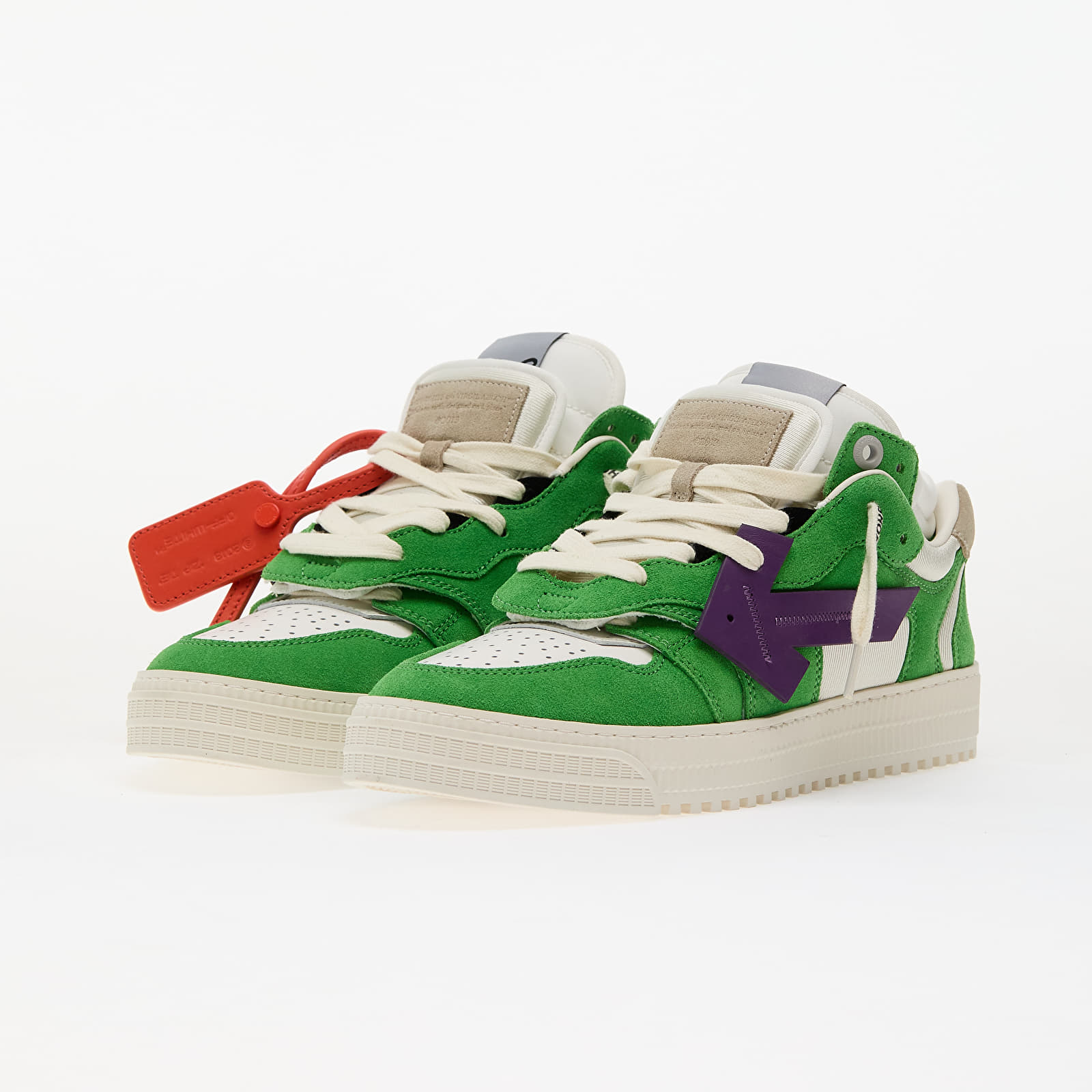 Pánské tenisky a boty Off-White Floating Arrow Purple Law Green