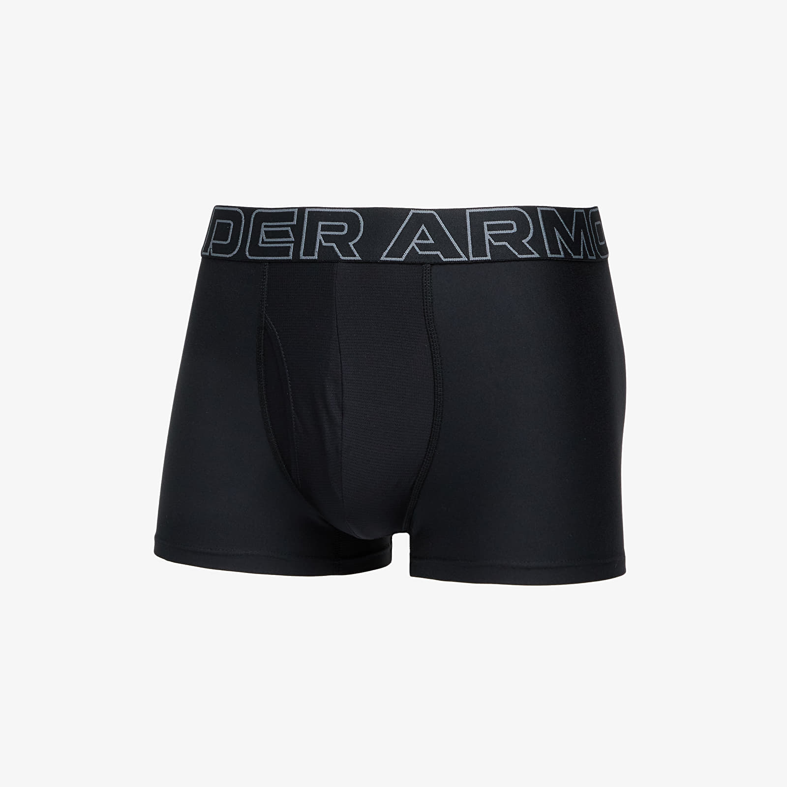 Boxer shorts Under Armour Men's UA Performance Tech™ Printed 3" Boxerjock® Black/ Castlerock