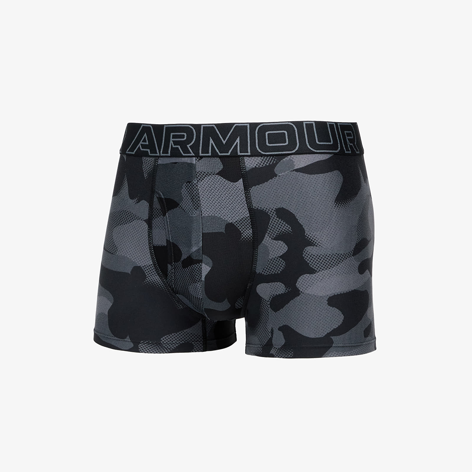 Boxer shorts Under Armour Men's UA Performance Tech™ Printed 3" Boxerjock® Black/ Castlerock