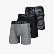 Under Armour Men's UA Performance Tech™ 6" Boxerjock® 3-Pack Black/ Castlerock