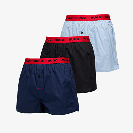 Hugo Boss Woven Boxer 3-Pack Multicolor
